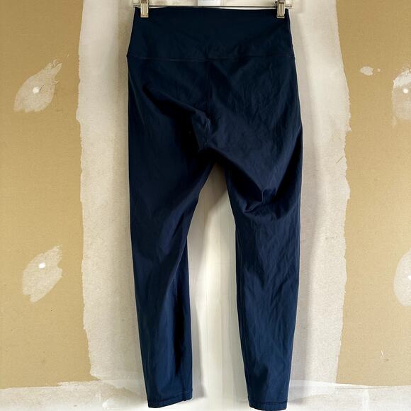 Everlane The Perform 24/7 Ankle Leggings High Rise Pull On Yoga Indigo Blue M - Picture 6 of 6